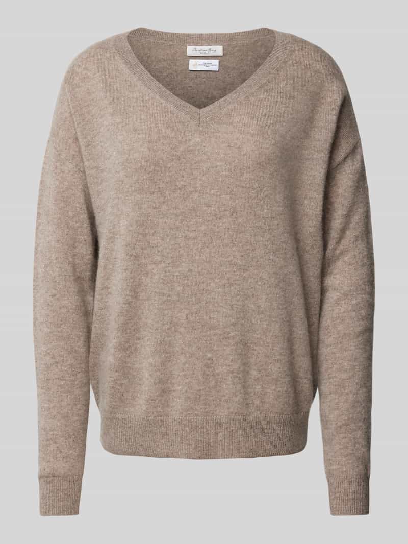 Christian Berg Woman Pullover van kasjmier met V-hals