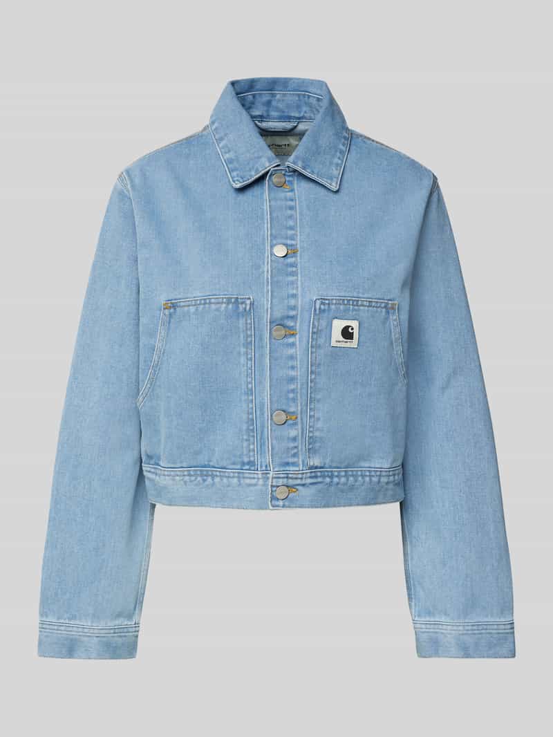 Carhartt Work In Progress Jeansjack met knoopsluiting model 'Arca'