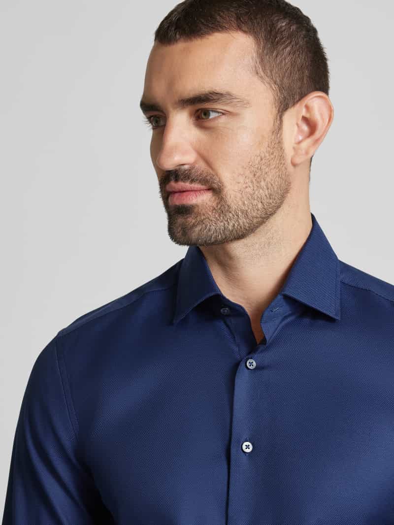 Eterna Slim fit zakelijk overhemd met knoopsluiting
