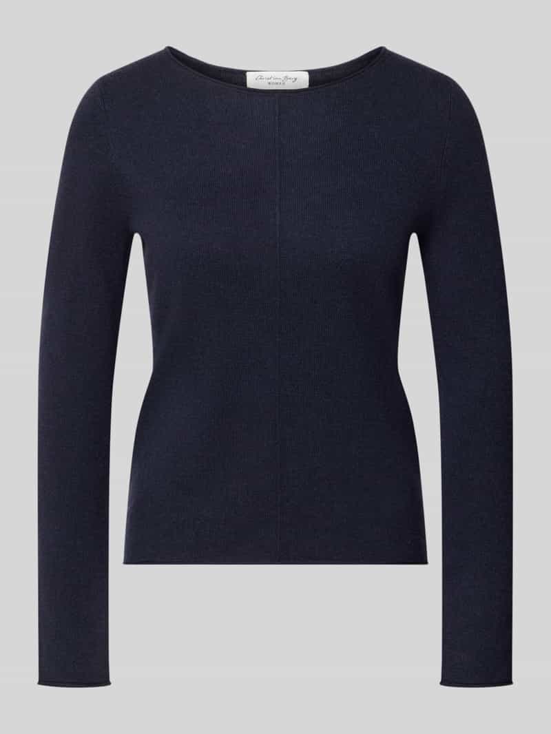 Christian Berg Woman Regular fit gebreide pullover van puur kasjmier