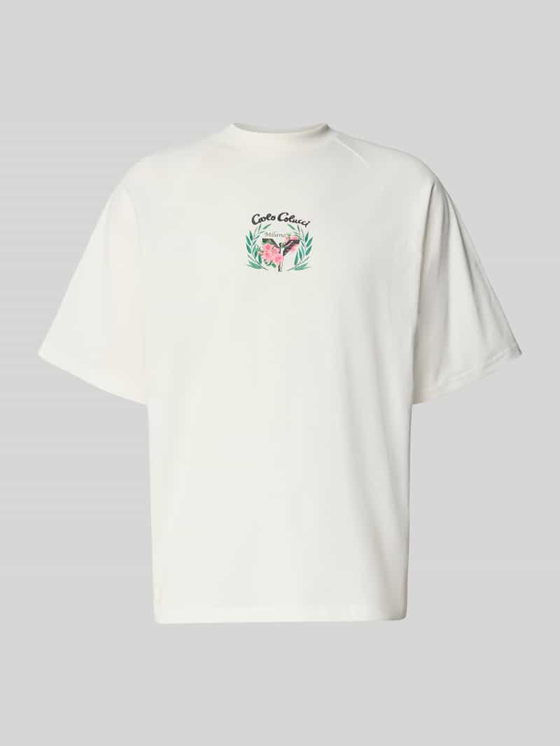 carlo colucci Oversized T-shirt met labelprint