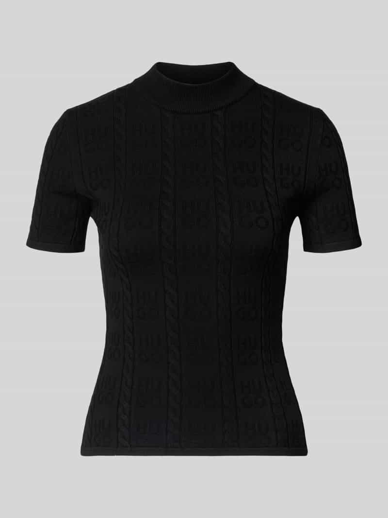 HUGO Slim fit T-shirt van viscosemix model 'SINANT'