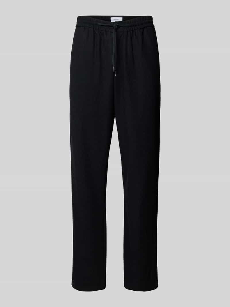 Les Deux Tapered fit wollen broek met tunnelkoord model 'Como'