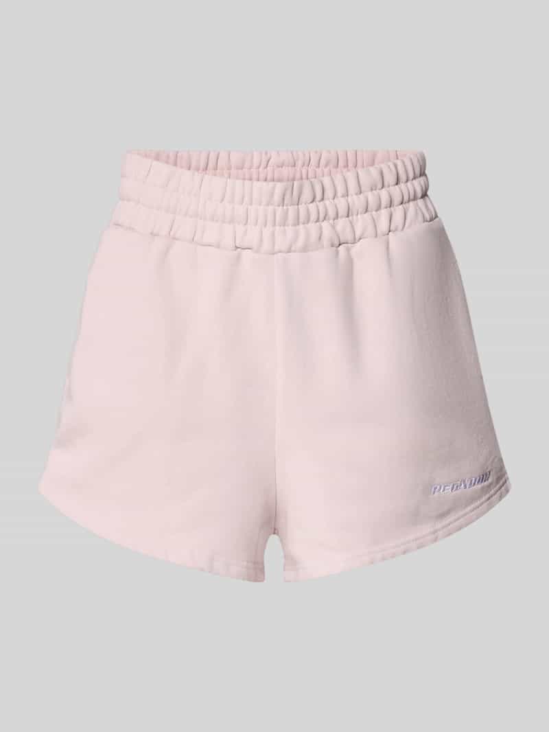 High waist shorts met logo-stitching model 'WILUNA'