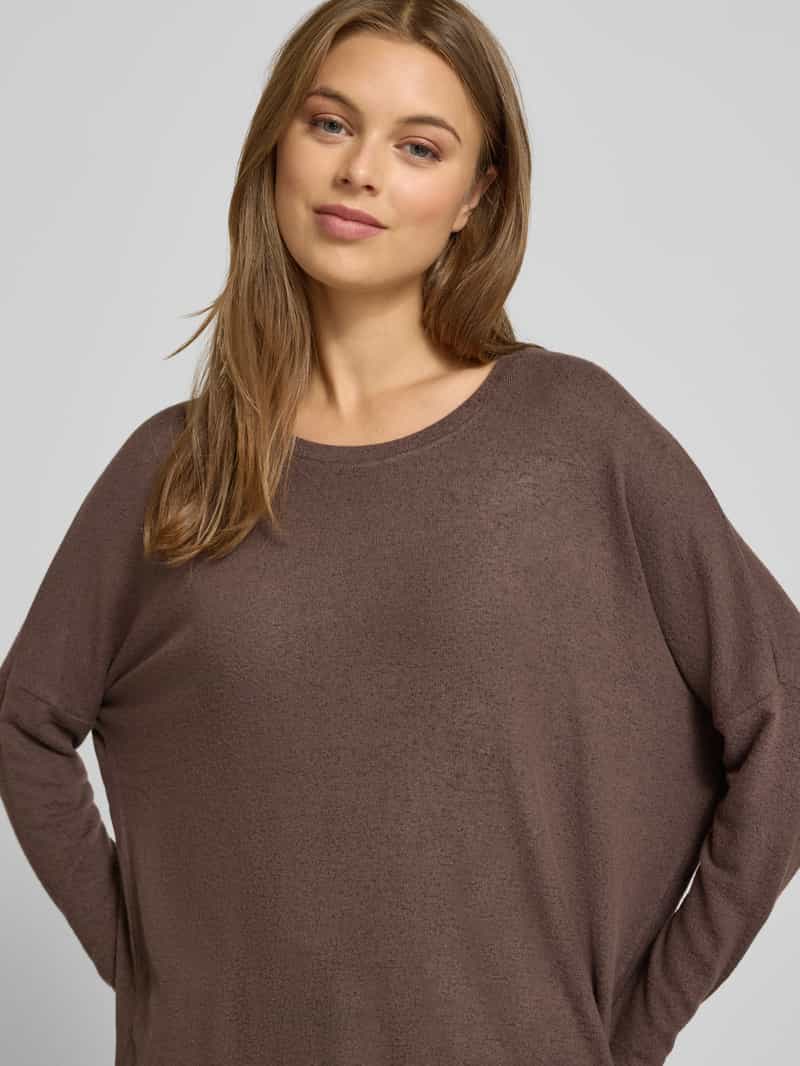 Soyaconcept Sweatshirt met geribde ronde hals model 'Biara'