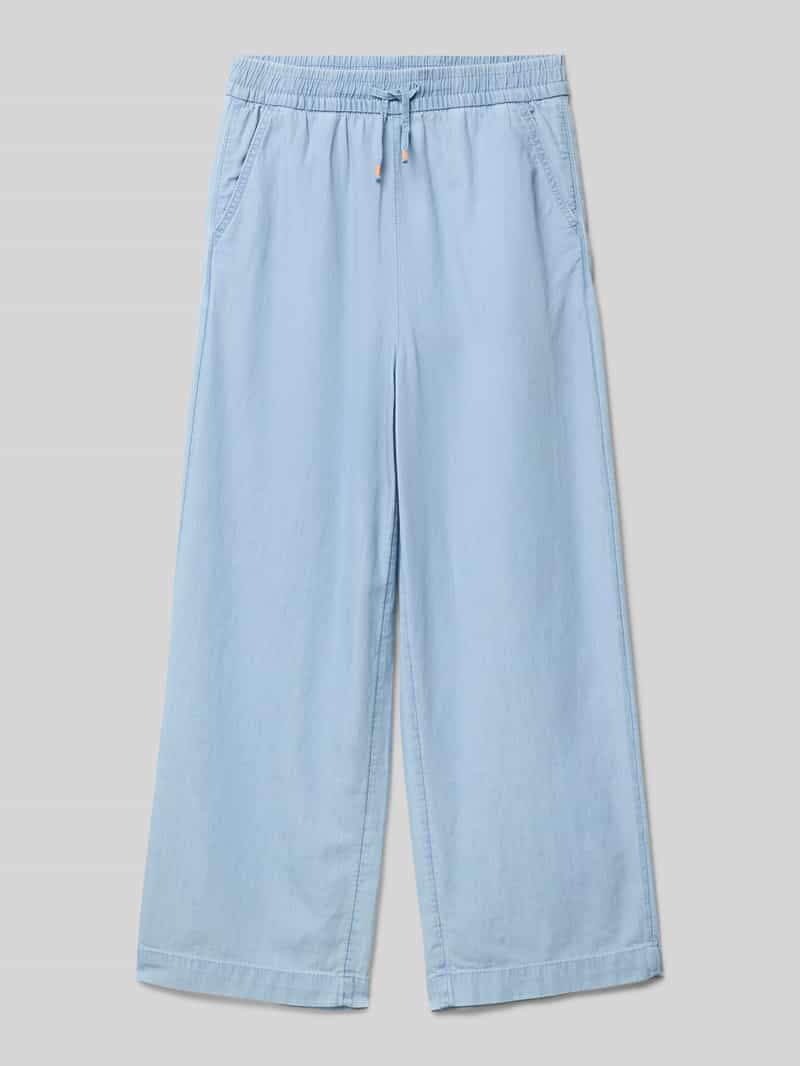 s.Oliver RED LABEL Wide leg jeans van zuiver katoen