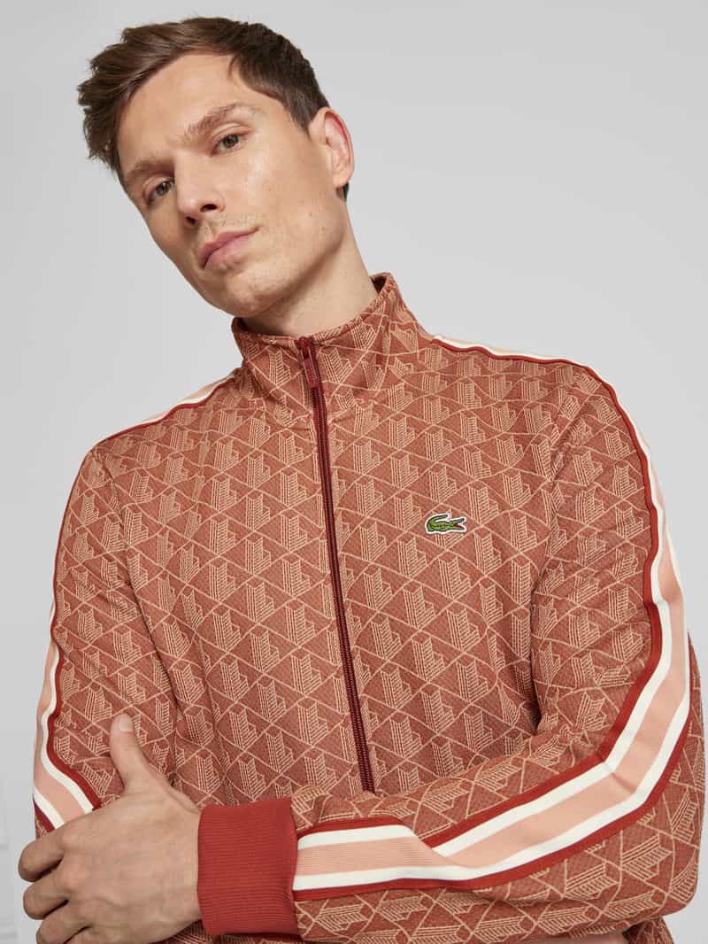 Lacoste Sweatjack met logobadge