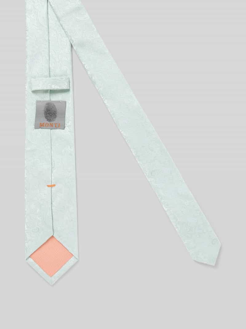 Monti Stropdas van zijde met paisleymotief (6 cm)