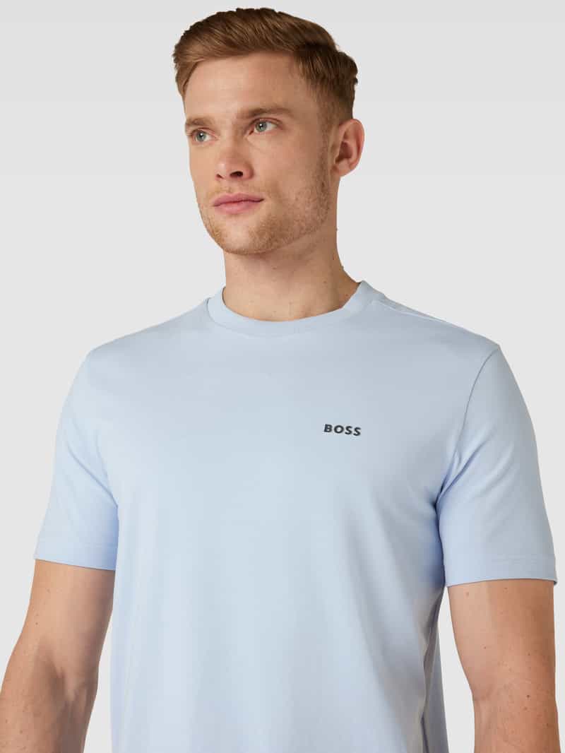 BOSS Green T-shirt met labeldetail