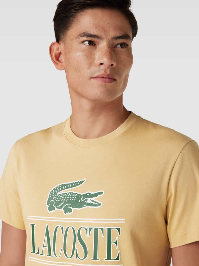 Lacoste T-shirt met labelprint