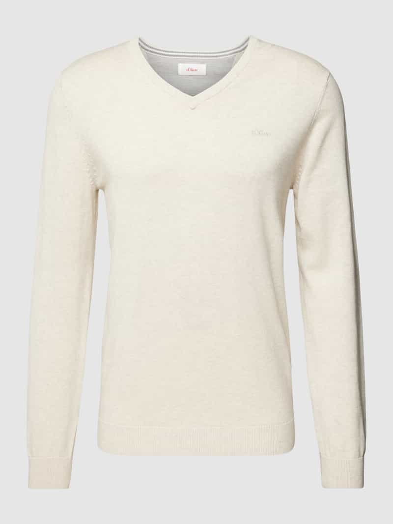 s.Oliver RED LABEL Gebreide pullover met V-hals