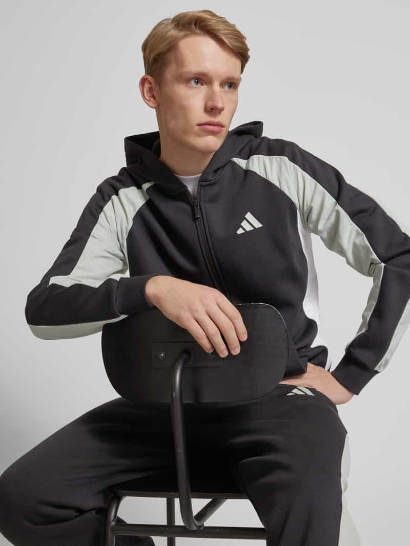 ADIDAS SPORTSWEAR Sweatjack met labelstitching
