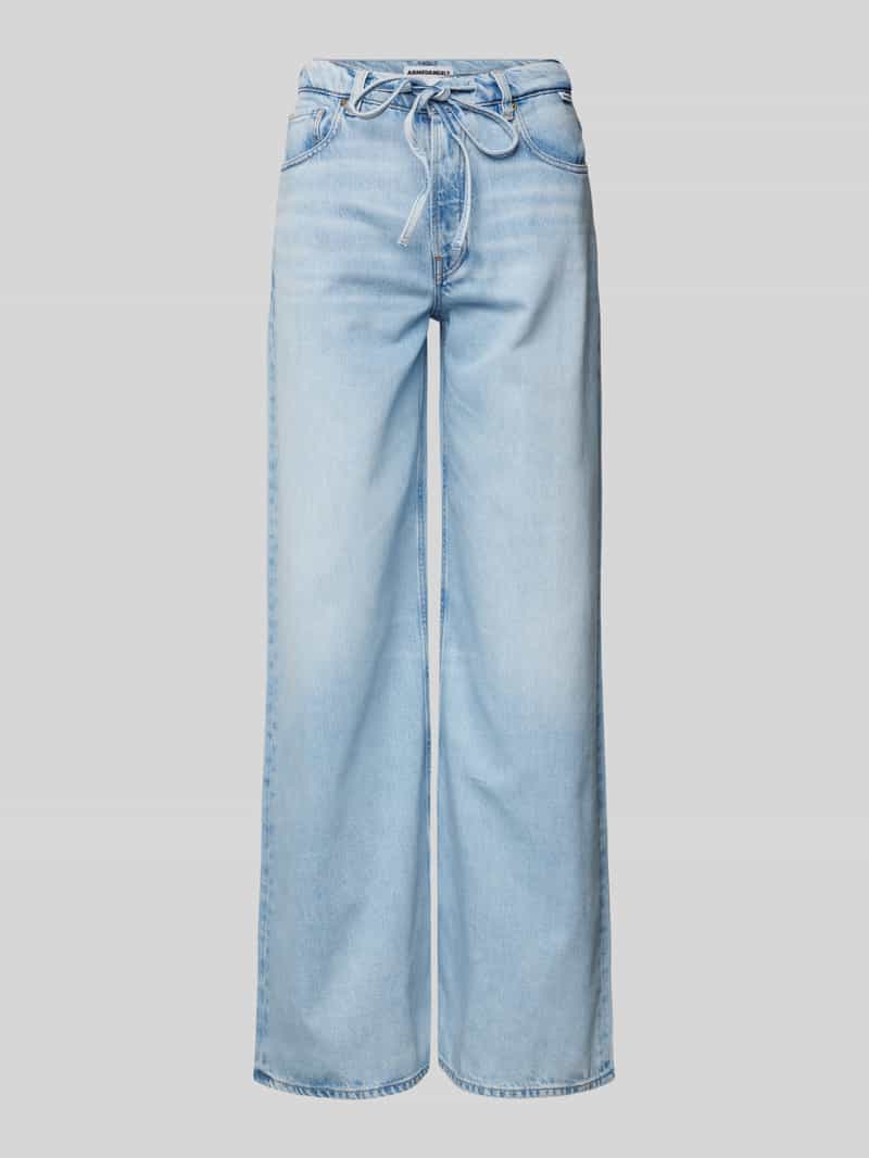 ARMEDANGELS Wide leg jeans met strikceintuur model 'ASTRAEAAS'