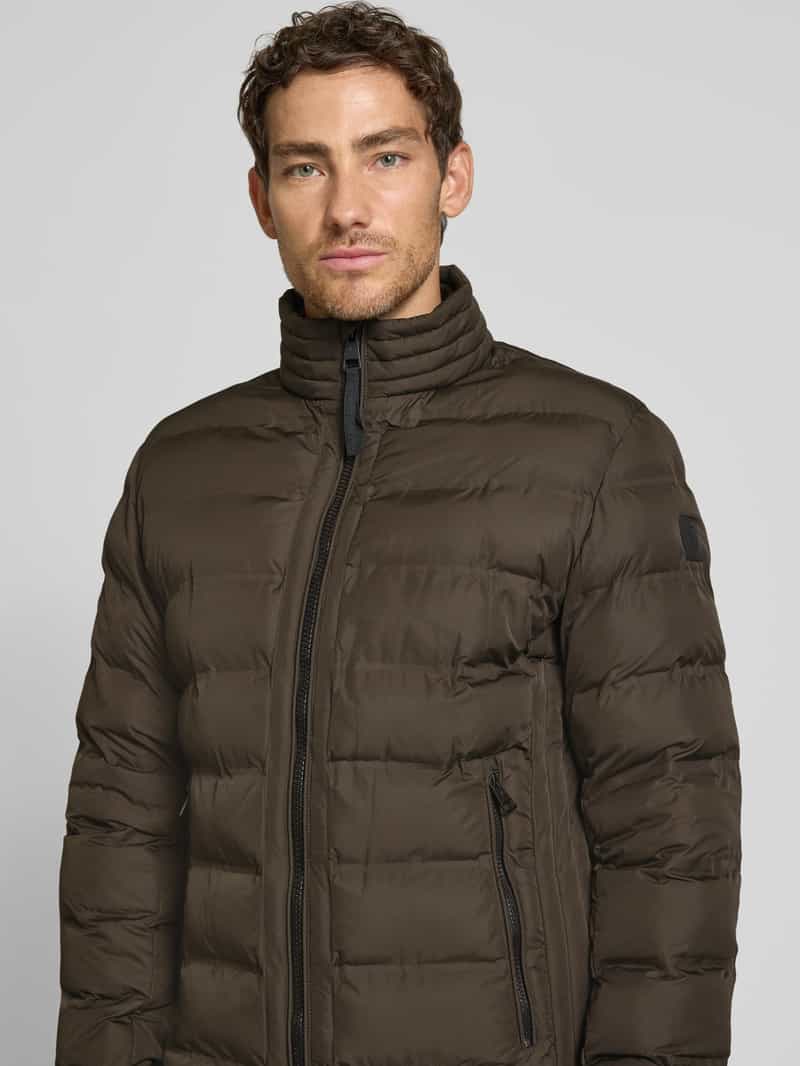 Strellson Regular fit gewatteerd jack met opstaande kraag model 'MODENA FUSED'