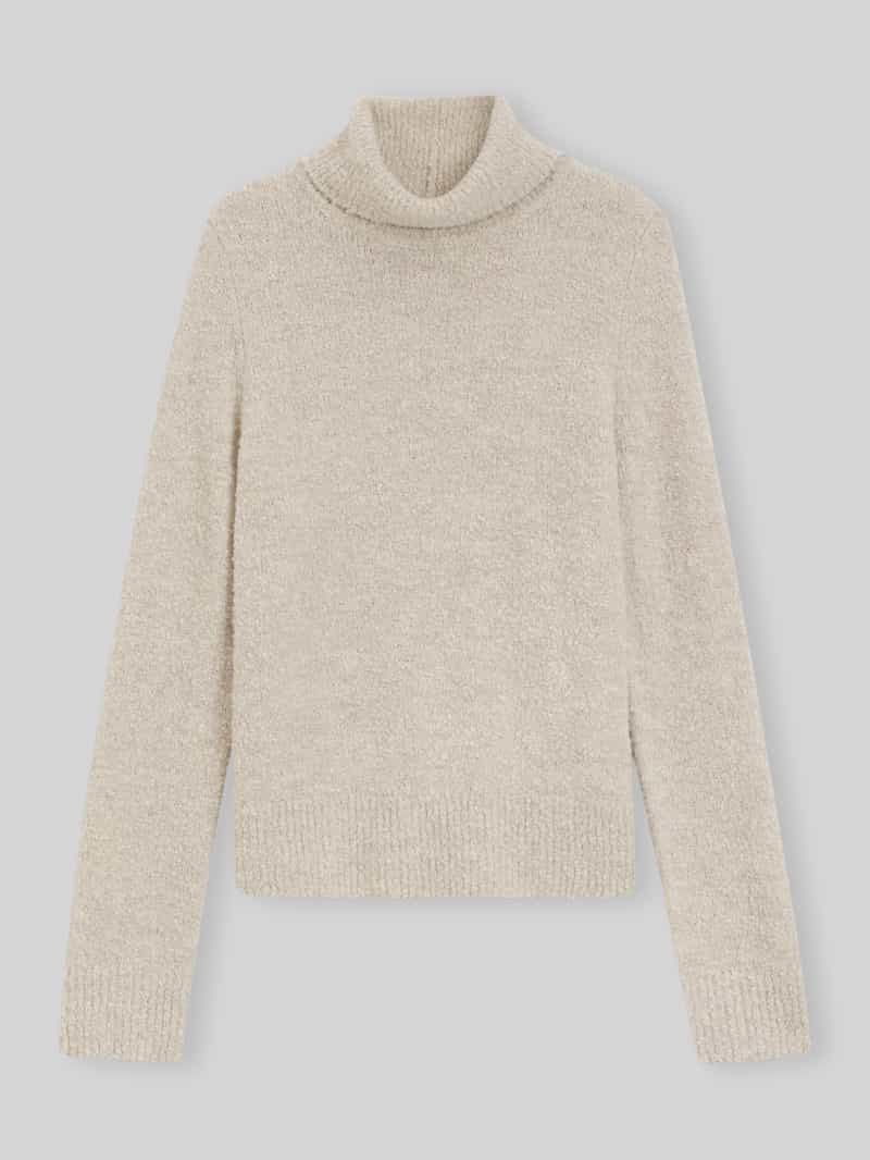 Boss relaxed fit col-pullover uit mix van scheerwol en kasjmier model 'Febisana'