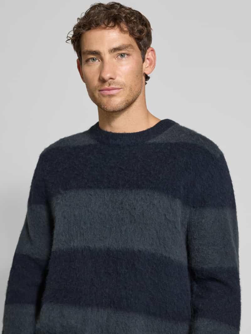 Wood Gebreide pullover met ribboorden model 'Levi'