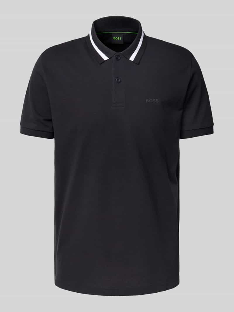 BOSS GREEN Poloshirt Paddy AP Herit met contrastkleurige details
