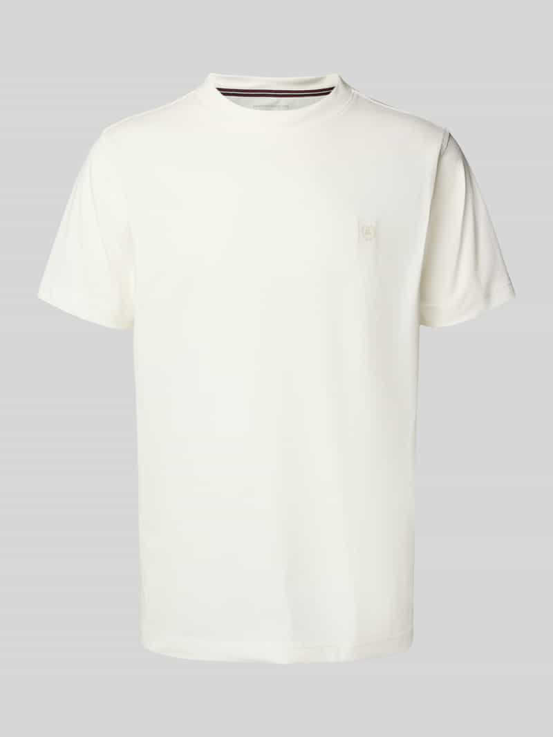 Lerros T-shirt met labeldetail