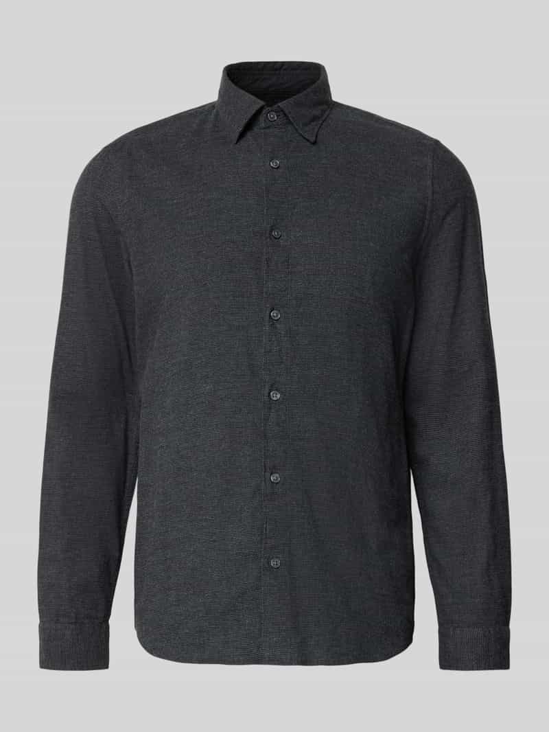 Marc O'Polo Shaped fit vrijetijdsoverhemd van puur katoen