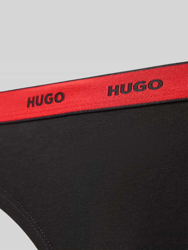 HUGO Slip met labelprint in een set van 3 stuks