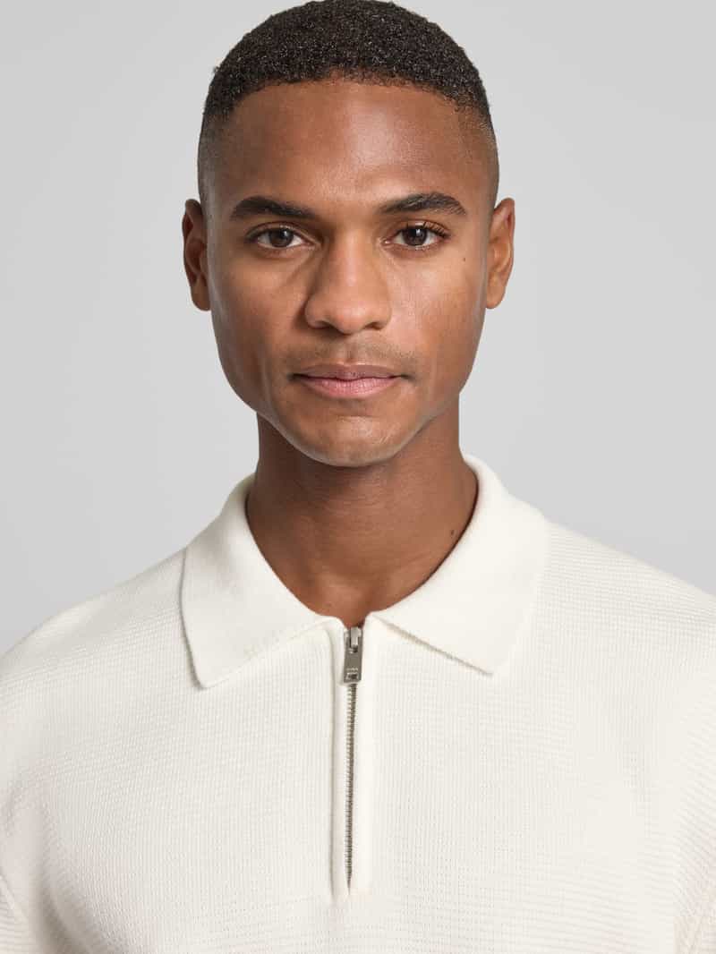 HUGO Relaxed fit gebreide pullover van puur katoen model 'SAN PAULEY-C'