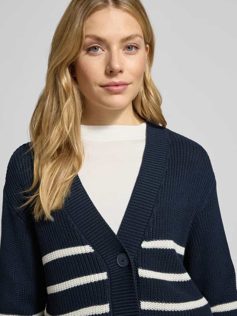 Tom Tailor Denim Regular fit gebreid jack van katoenmix