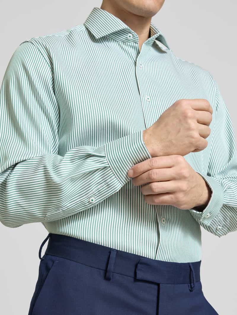 Eterna Regular fit zakelijk overhemd met haaikraag