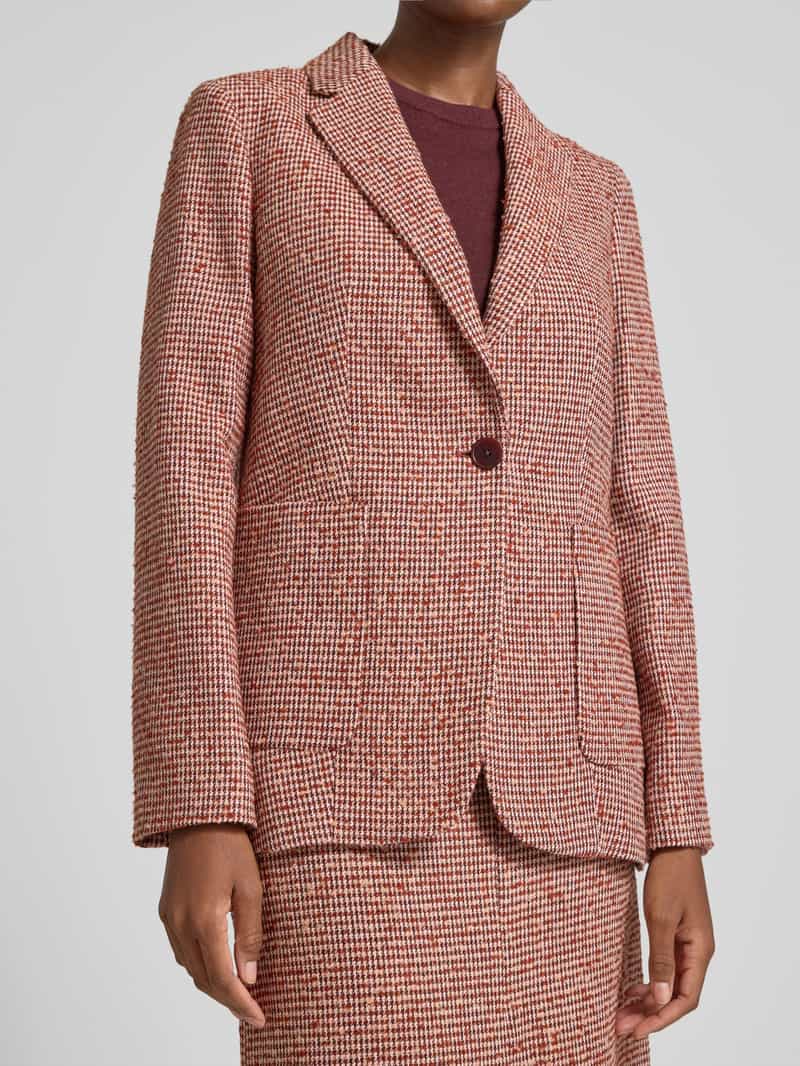 Rich & Royal Regular fit blazer met reverskraag