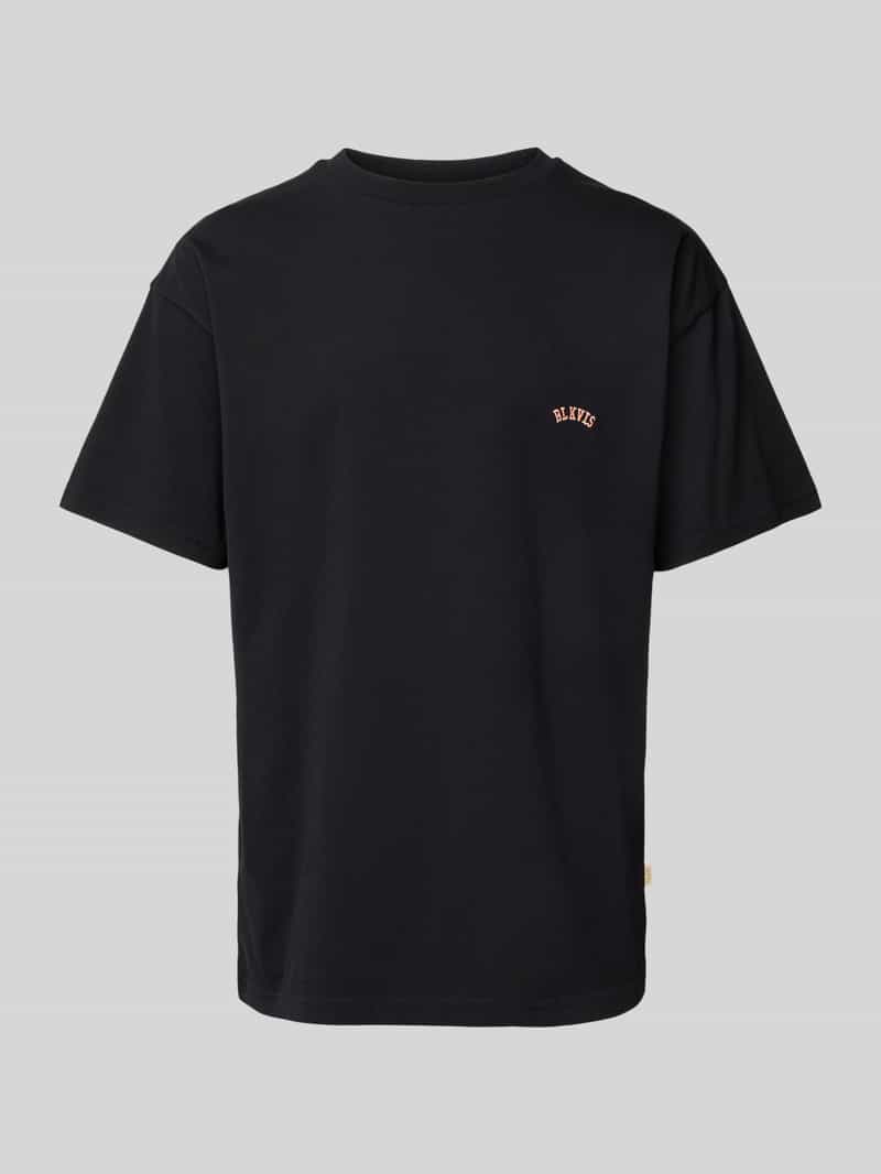 BLKVIS T-shirt met labelstitching model 'ART LOGO'