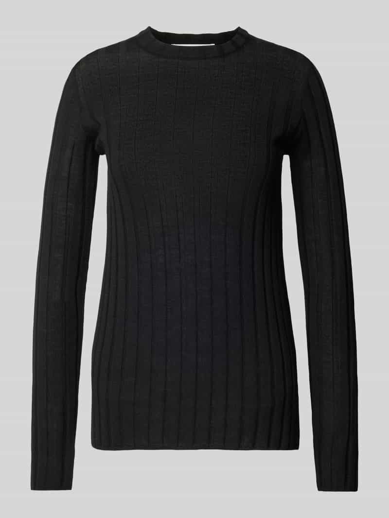Ivy Oak Gebreide pullover van scheerwol met structuurmotief model 'KACY'