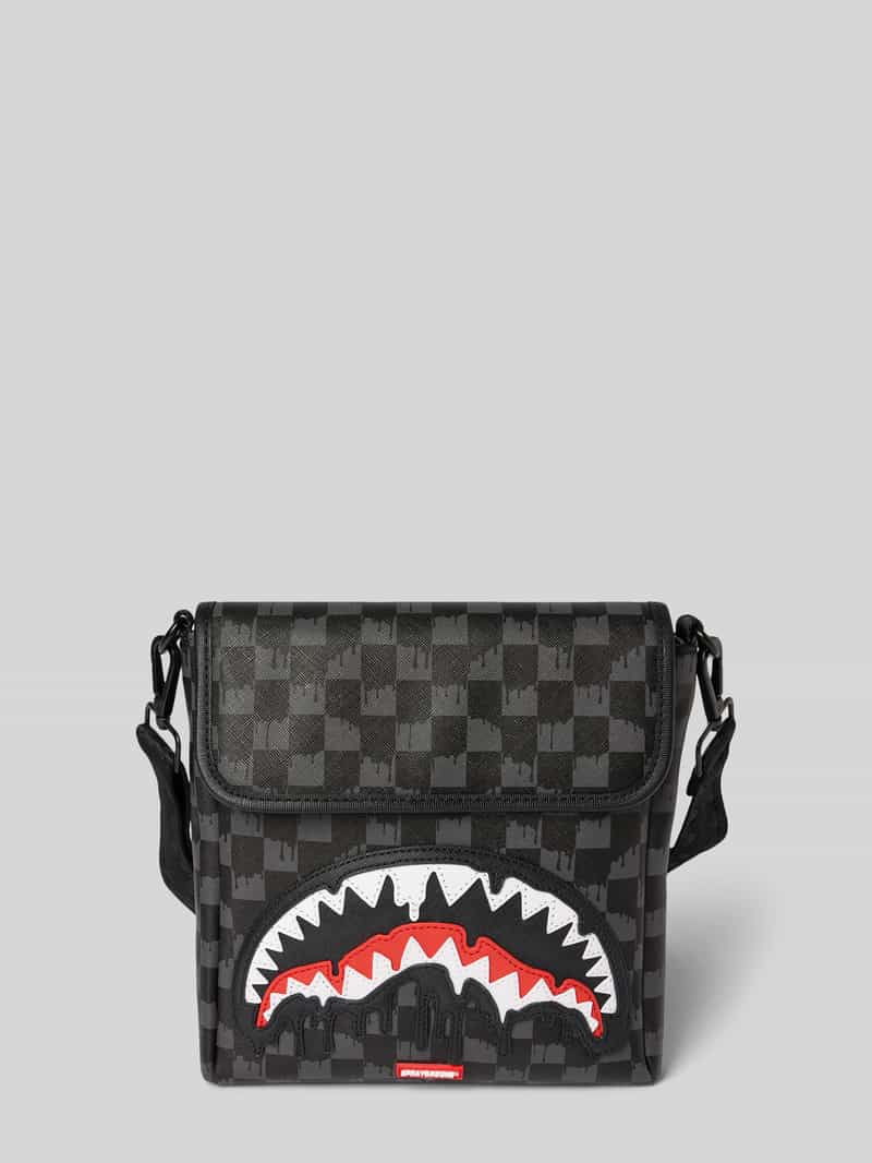 Sprayground Handtas met schouderband model 'DRIPPING SHARKS IN PARIS'