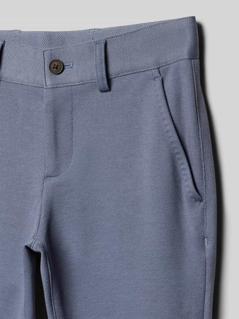 s.Oliver RED LABEL Regular fit broek in piquélook