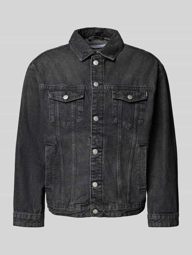 REVIEW Jeansjack met strookzakken