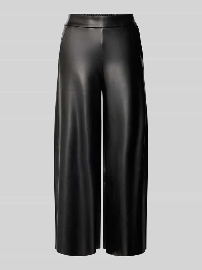 MAC Straight fit culotte in leerlook