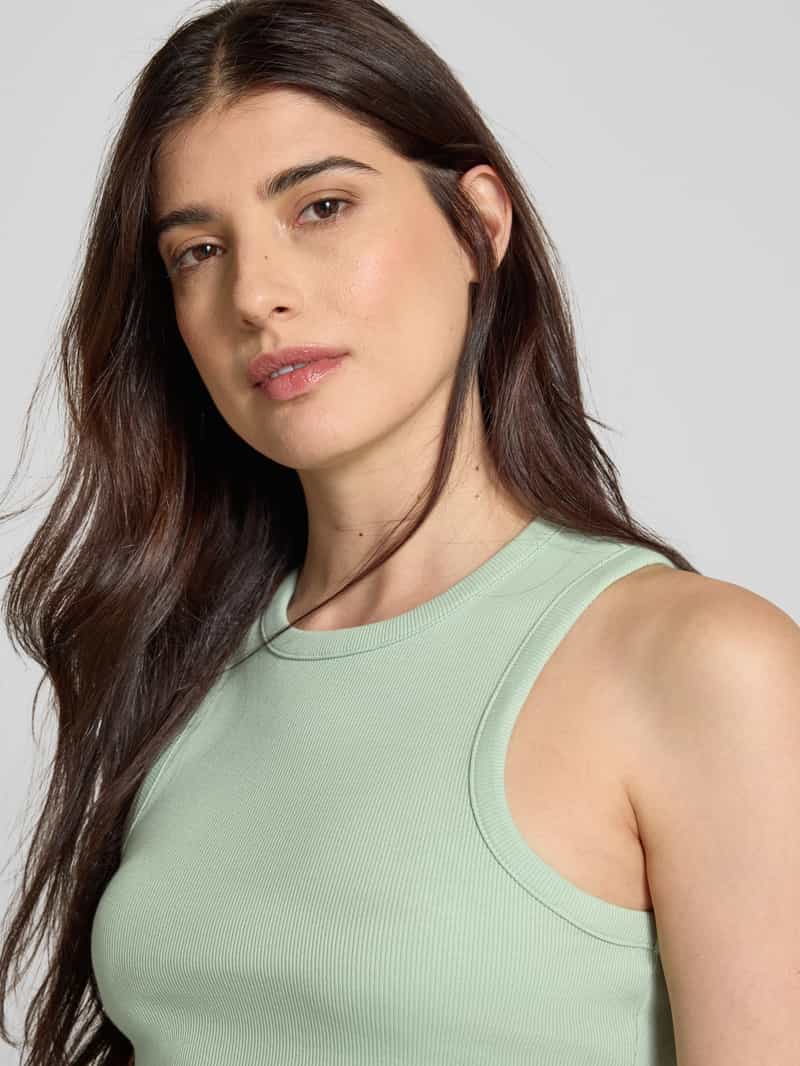 Tom Tailor Denim Regular fit tanktop van fijnrib