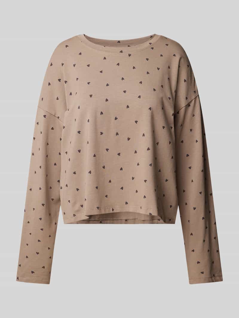Jake*s Casual Pyjamabovendeel met ronde hals