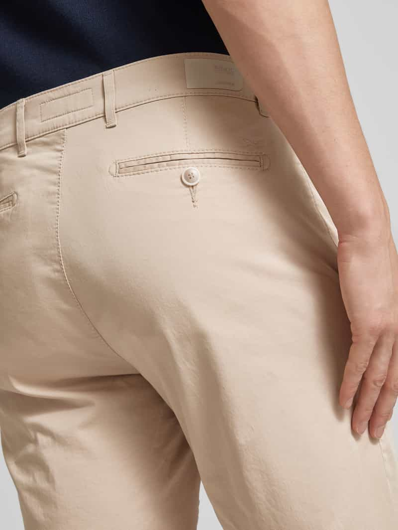 BRAX Korte regular fit chino met achterzakken model 'BOZEN'