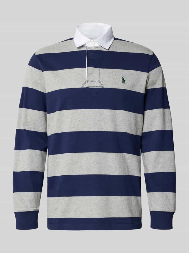 Polo Ralph Lauren Sweatshirt met polokraag en labelstitching