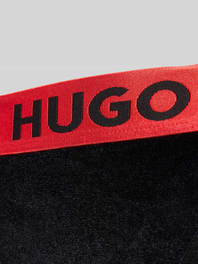 HUGO String met label in band model 'Velvet'