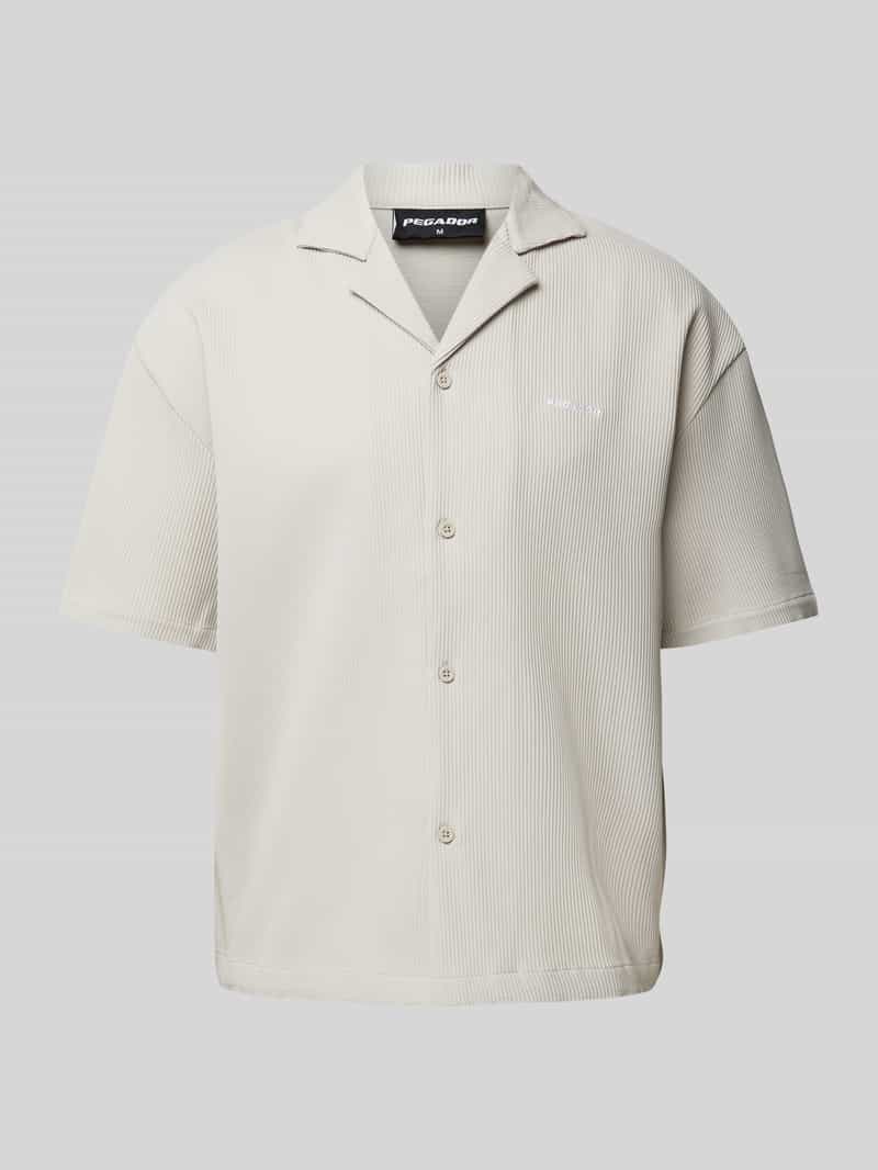 Pegador Regular fit vrijetijdsoverhemd met plissévouwen model 'TROY'