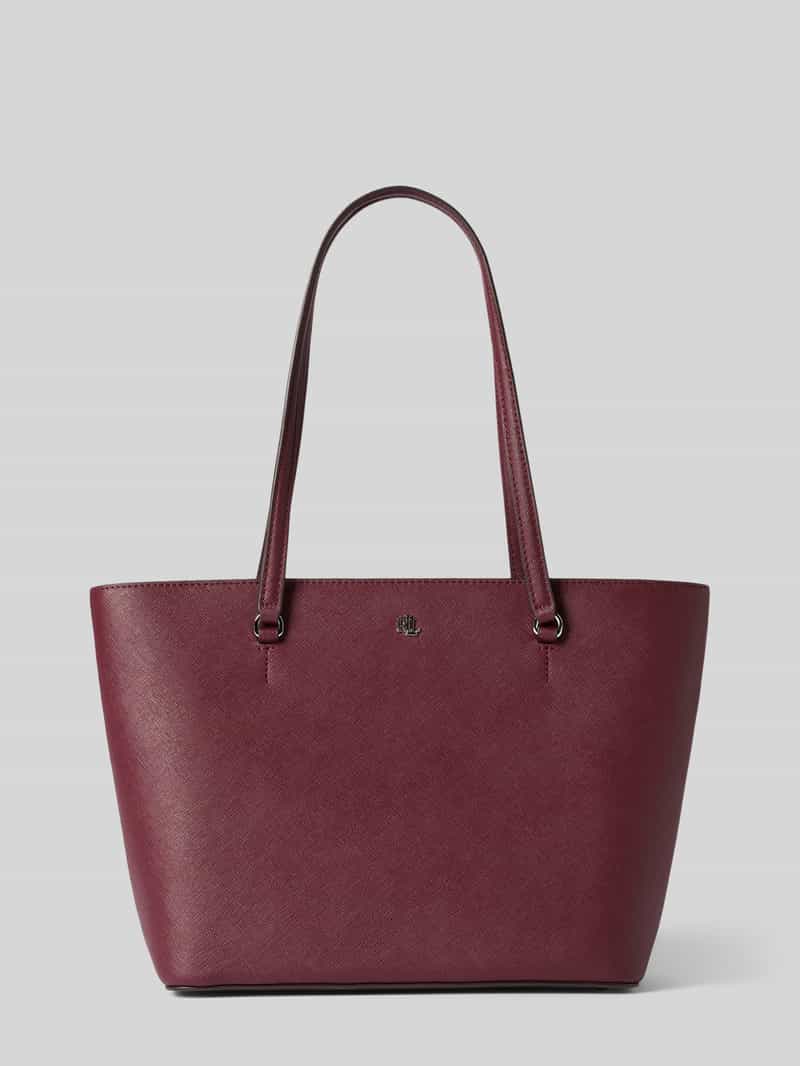 Lauren Ralph Lauren Shopper van kalfsleer met labelapplicatie