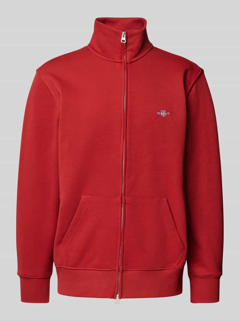 Gant Regular fit sweatjack met labelstitching model 'SGIELD'