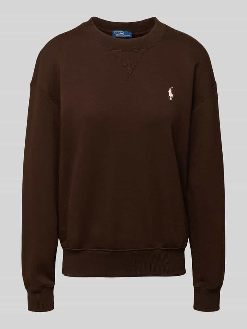 Polo Ralph Lauren Sweatshirt met ronde hals en labelstitching