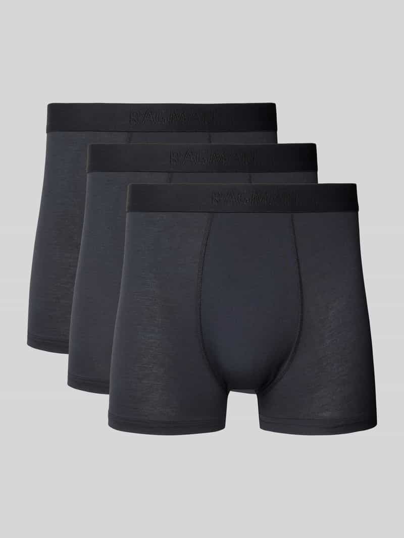 RAGMAN Boxershort met elastische band met label