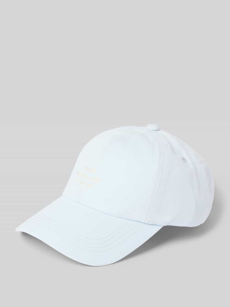 MADS NØRGAARD Baseballpet met labelstitching