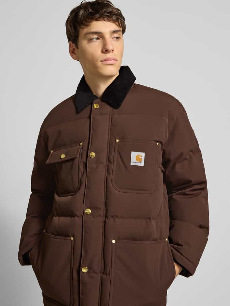 Carhartt Work In Progress Gewatteerd jack met labeldetail model 'RAYLER