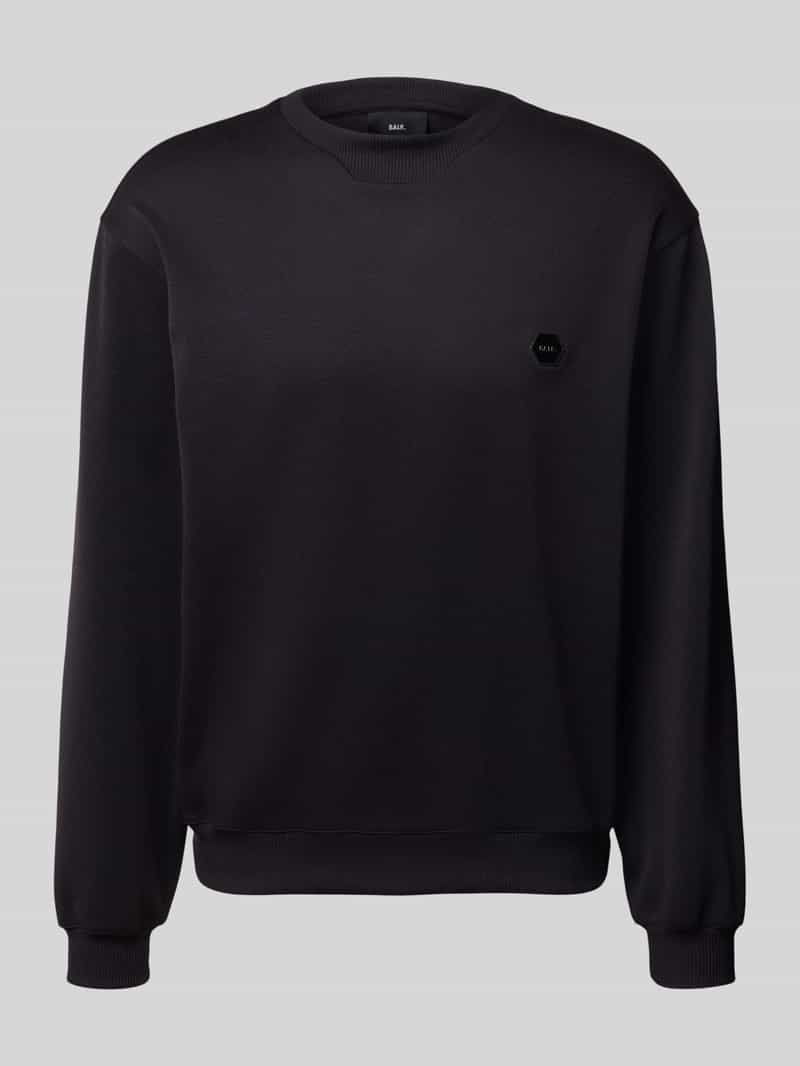 Balr. Sweatshirt met ronde hals en labeldetail