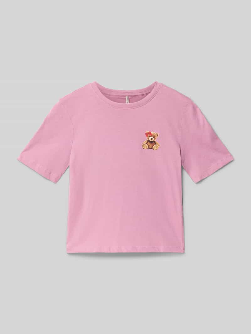 Only Regular fit T-shirt van puur katoen model 'REX'