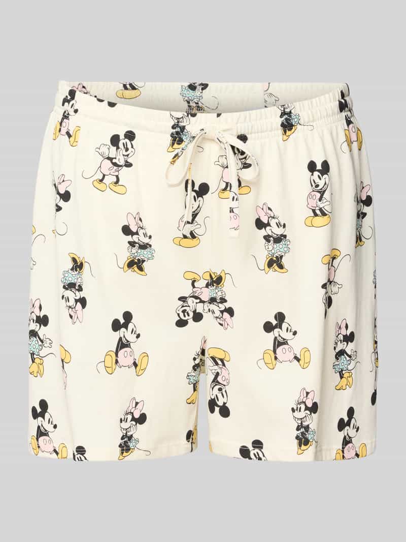 Jake*s Casual Relaxed fit korte pyjamabroek met tunnelkoord