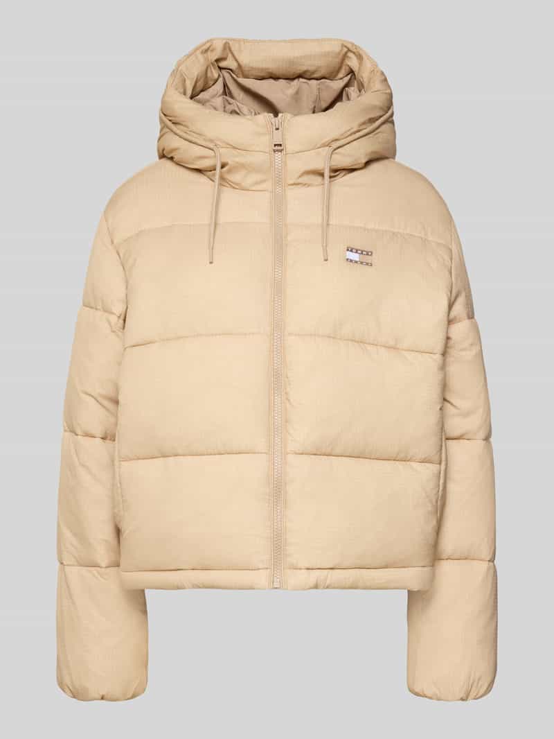 Tommy Jeans Gewatteerd regular fit jack met capuchon